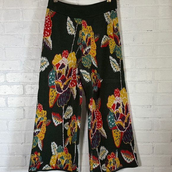 Farm Rio Anthropologie Margarita Floral Sweater Set Sz. XSMALL Petite - Picture 10 of 17